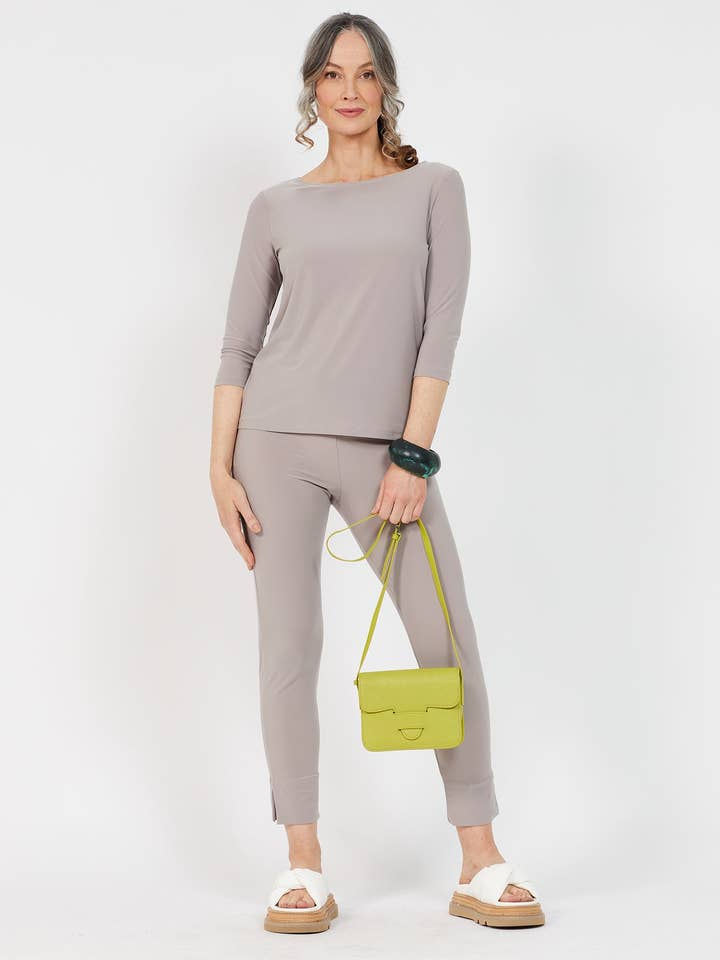 ANDIAMO - Wholesale Knit top – Women's - Voyager ¾ Boat Neck Top25