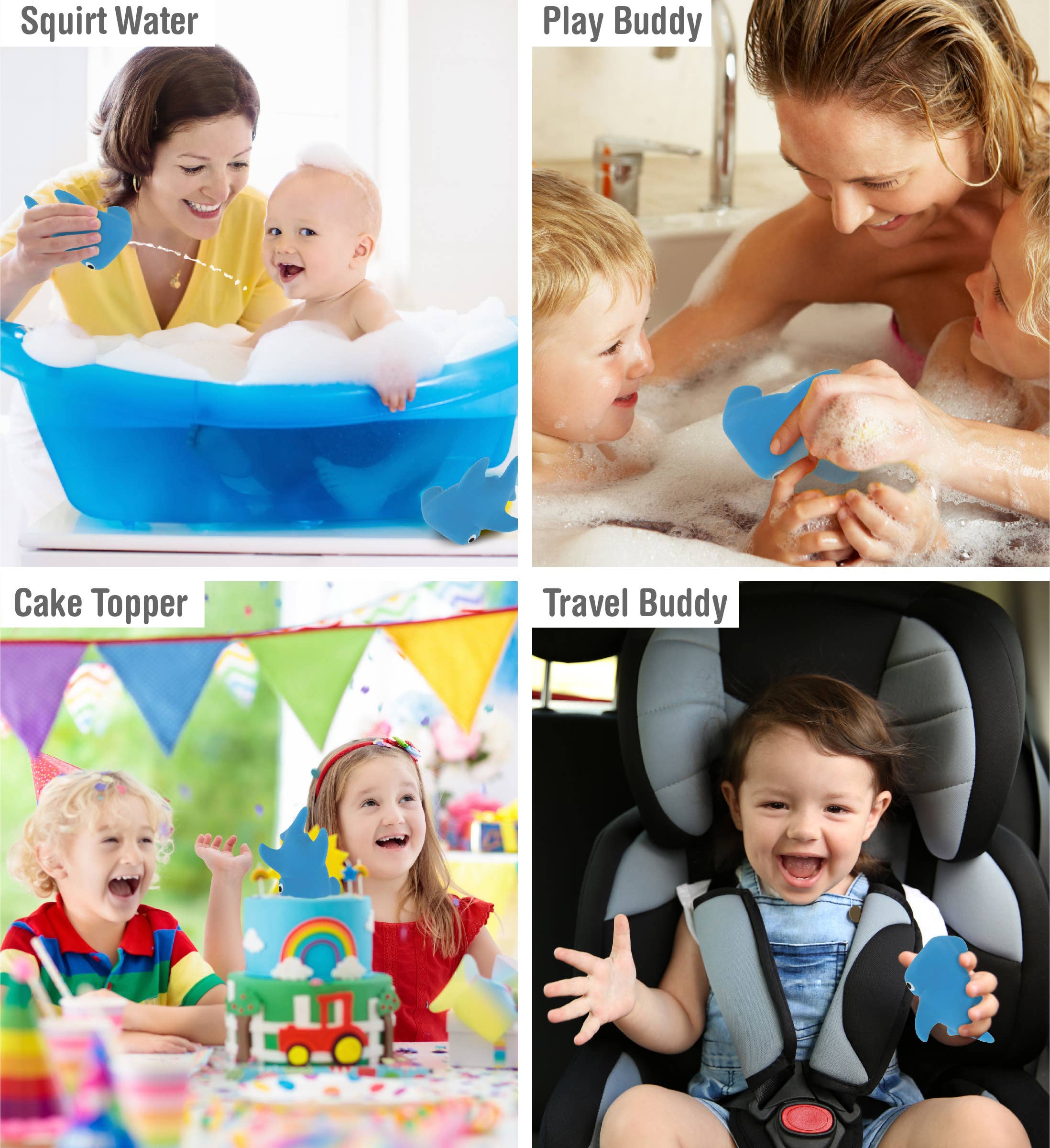 Cota Global - Wholesale Bath Toy - Baby - Squirter  - Hammerhead Shark2
