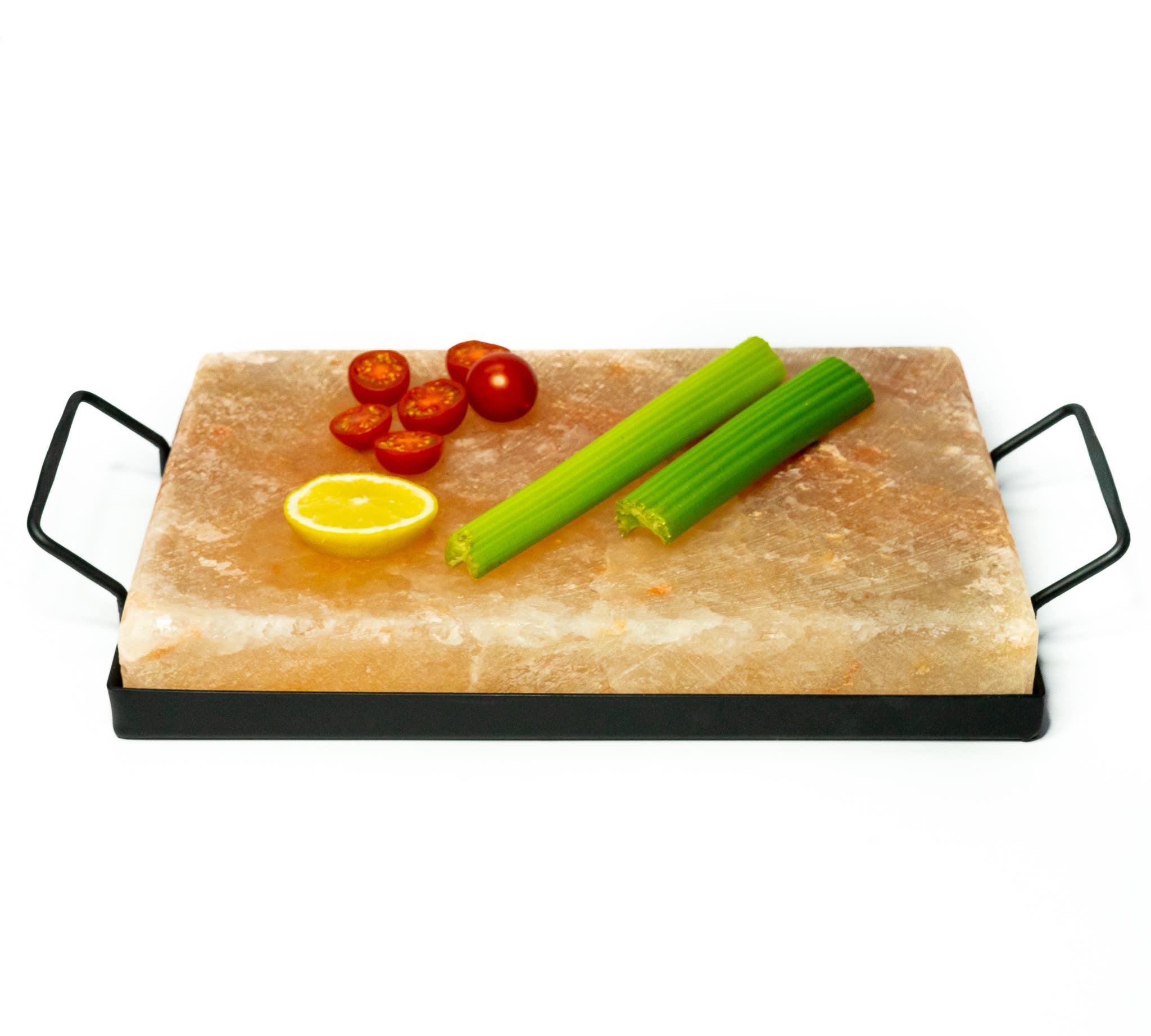 Heaven Spring Ltd – wholesale Salt – Salt slab with stand 12"x8"x1.5" (pink)2