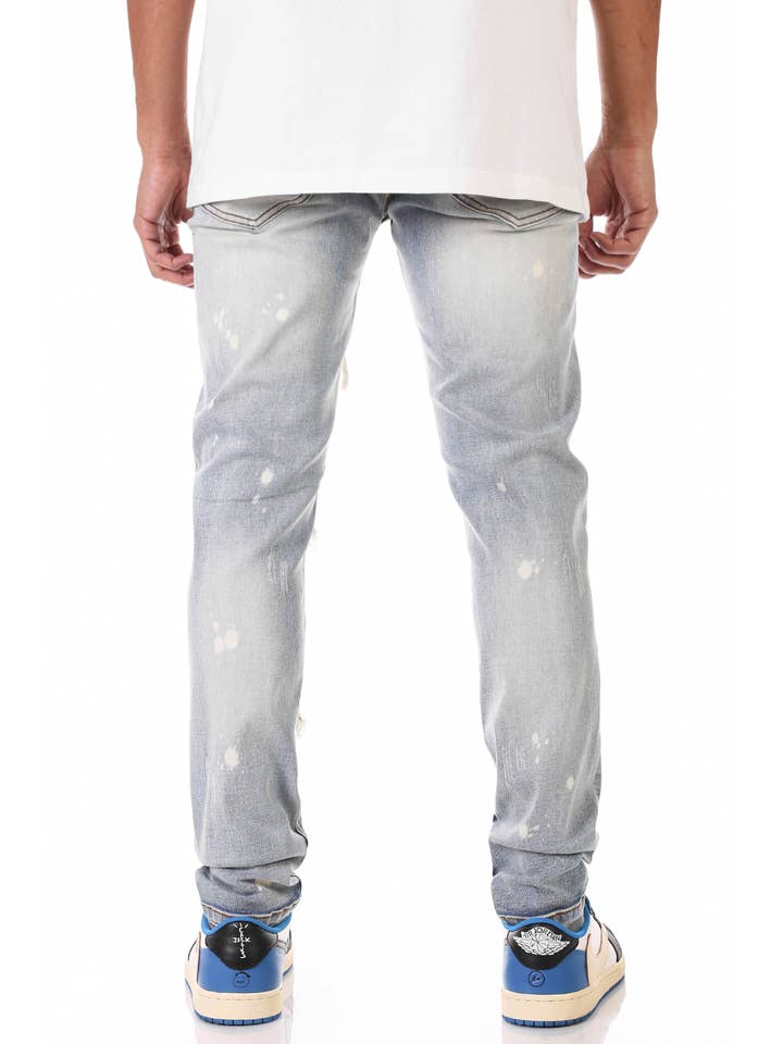 M BLUE RIP & REPAIR JEANS for wholesale on Faire