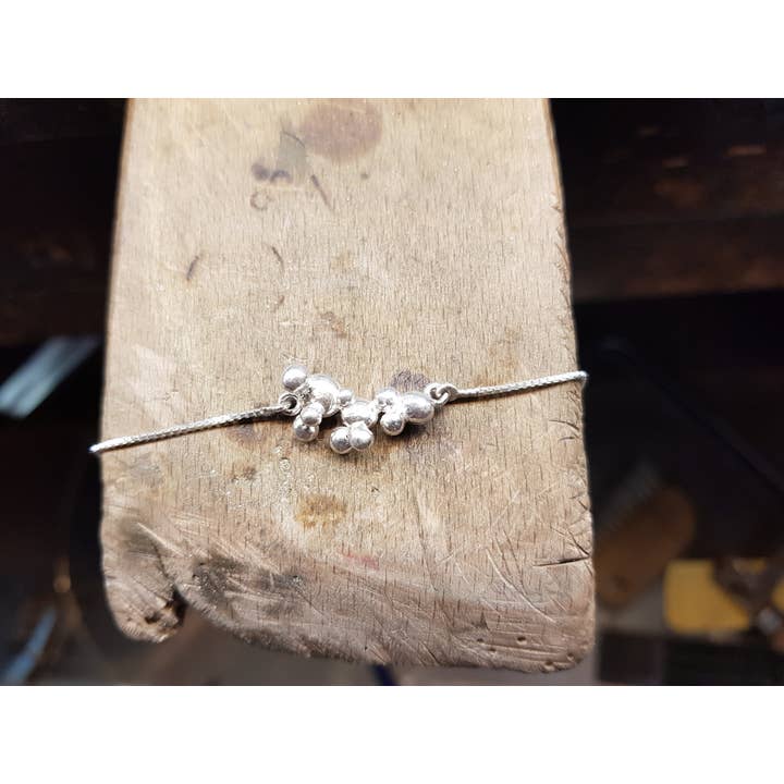 ALEGRIA B. - Wholesale Charm/Dangle Bracelet - STERLING SILVER BRACELET WITH ADJUSTABLE CHAIN3