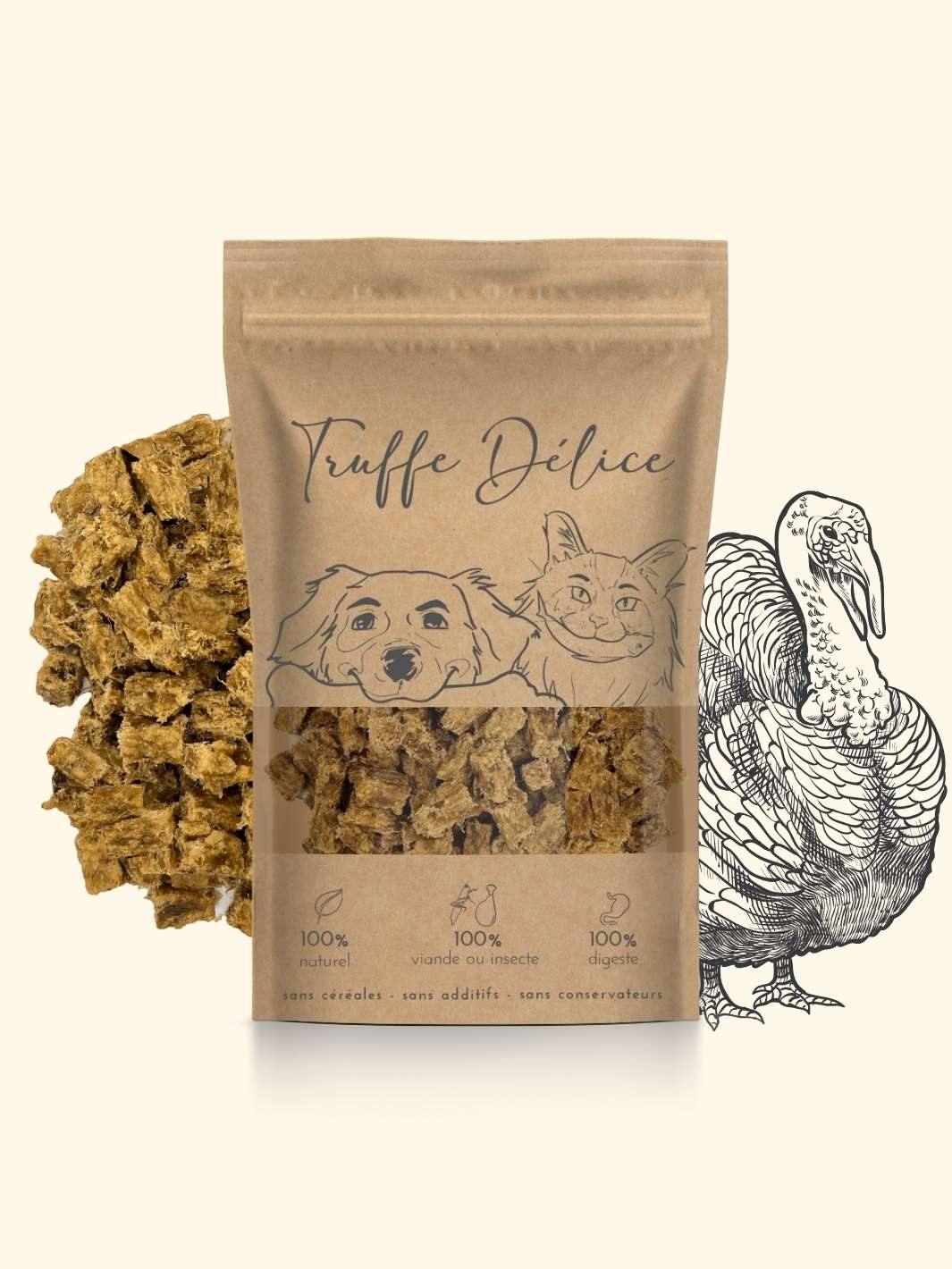 Truffe Délice - Wholesale Pet Treats - Dog - Turkey treats0