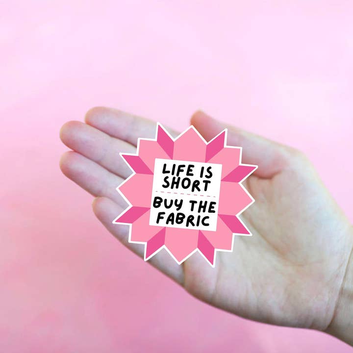 Buy the Fabric Sewing Sticker for wholesale by TabathaSmithQuilting