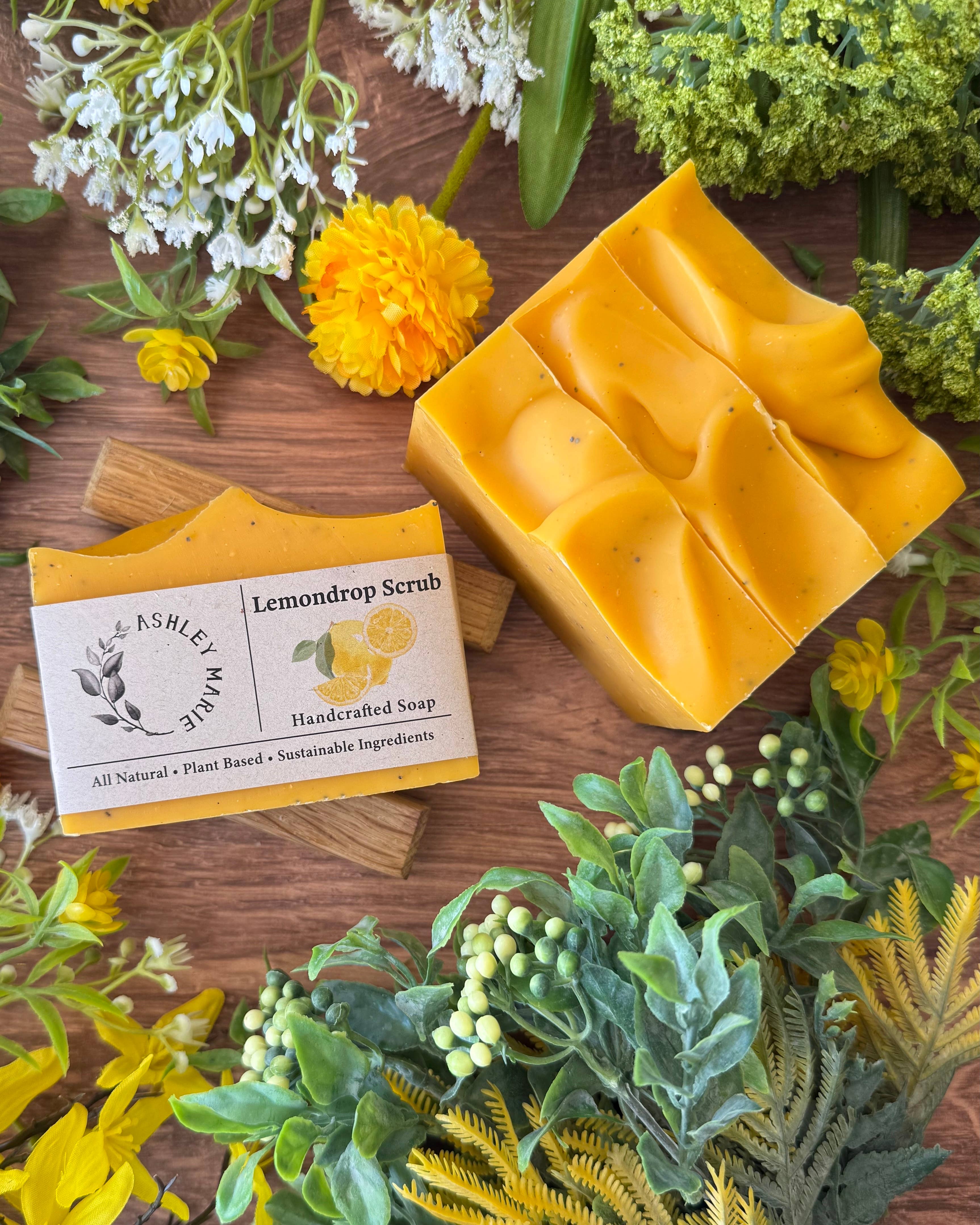 Ashley Marie Soap - Wholesale Bar Soap - Lemondrop Handmade Soap Bar | Citrus Artisan Soap2