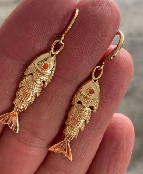 HoopLa - Wholesale Hoop Earrings - Lucky Fish- Hoop Earrings- Stainless Steel Hoop2