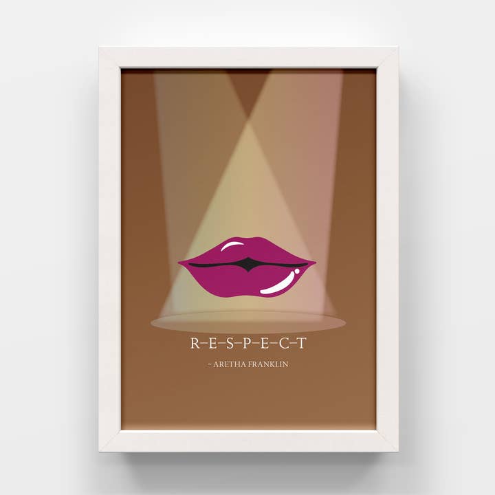 Aretha Franklin Ain't Askin' for Much Kunstdruck für den Großhandel von Namoh