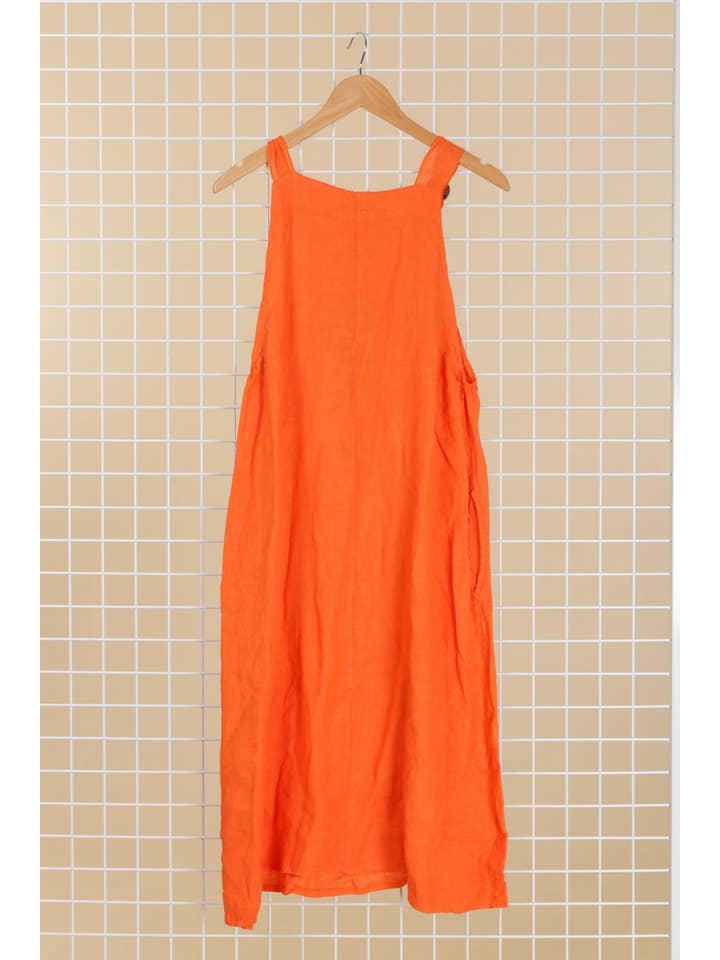 la maison des fibres naturelles - Wholesale Dress β Women's - Adjustable strap dress 100% linen 6281347