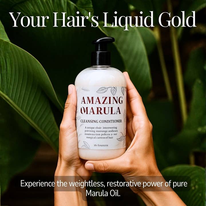 Nature Skin Shop LLC - Wholesale Hair Conditioner - Amazing Marula Cleansing Conditioner 2