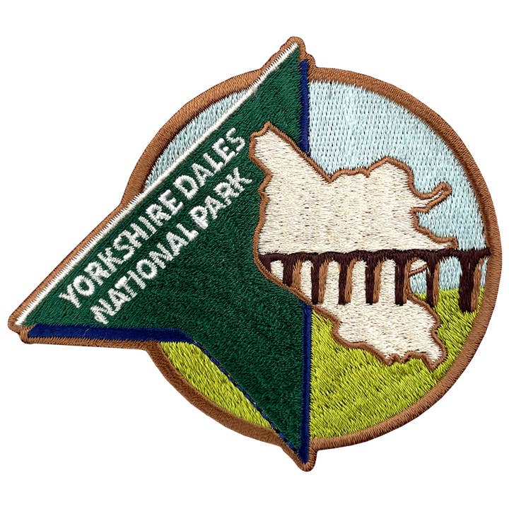 Yorkshire Dales National Park Sew On Patch for wholesale by Pawprint Family
