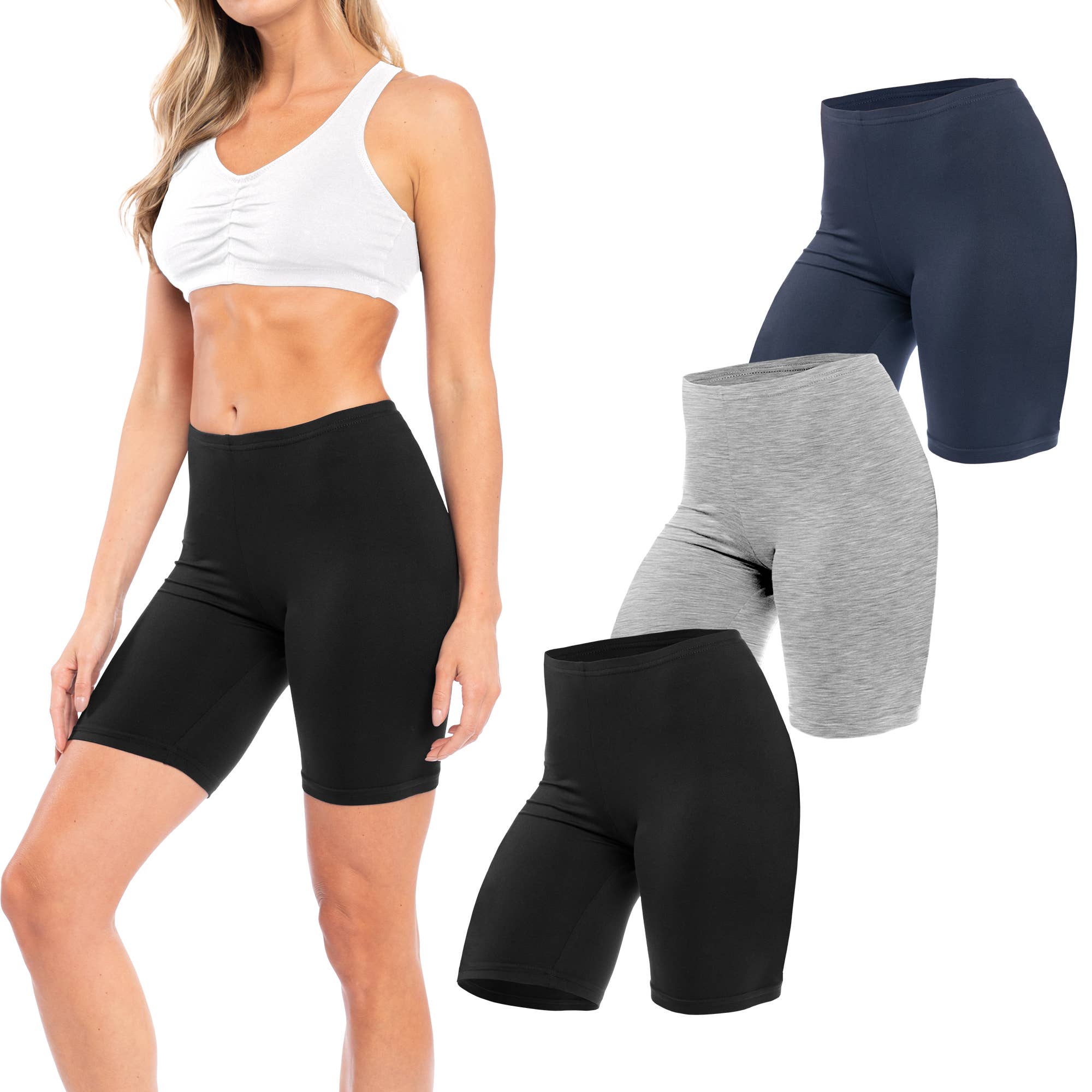 I-Wear Brands - Wholesale Athletic Shorts - Women's - 3 Pack Women's Cotton Boy Shorts Underwear Anti Chafing14