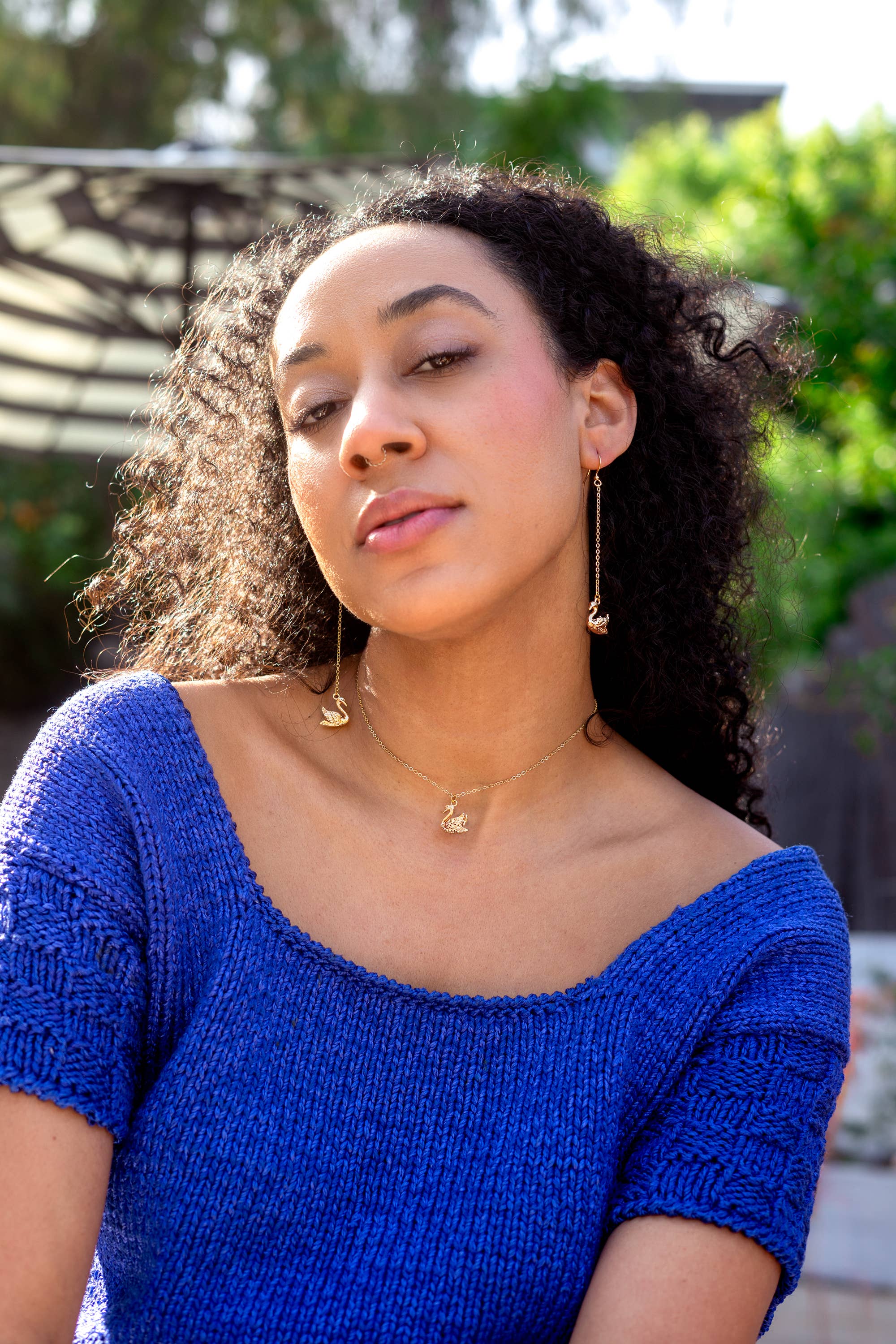 Peter and June - Wholesale Pendant/Charm Necklace - Swan Lake Necklace - 18K Gold Plated / Silver Rhodium Plated1