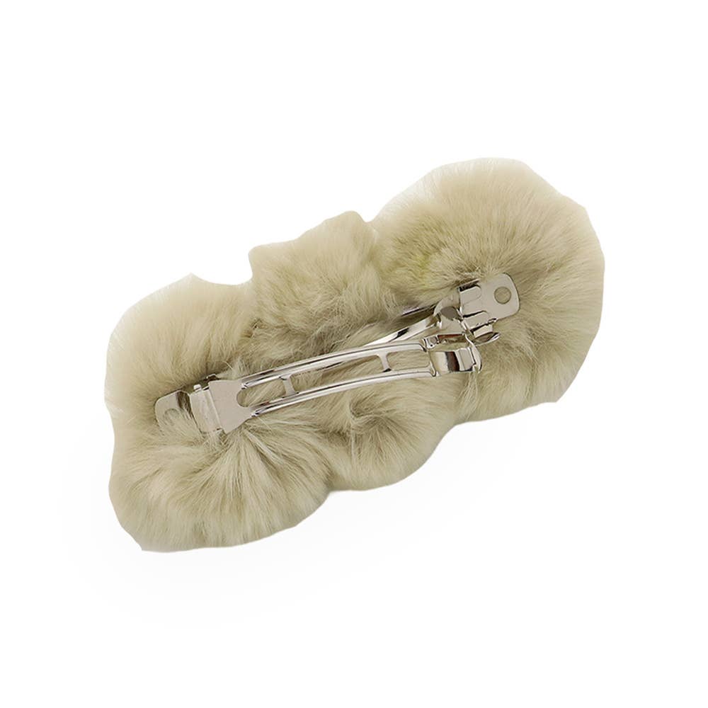 Sensibling Corp. - Vente Barrette – femme - Barrette à trois pompons en fausse fourrure7