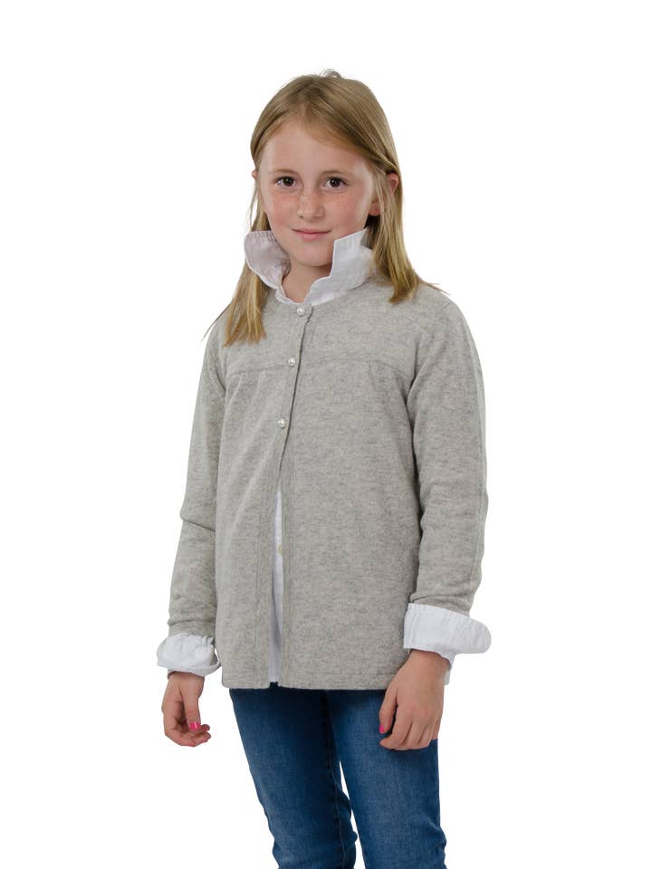 Cardigan « Jackie » pour enfants pour la vente par Cortland Park Cashmere