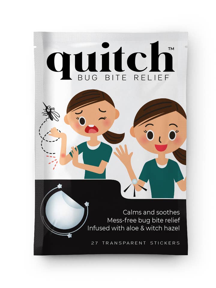 Quitch Sticker - Bug Bite Relief 27 Count for wholesale by Quitch