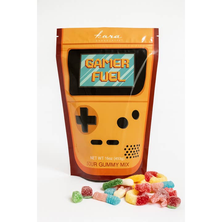Kara Chocolates - Wholesale Gummy - Gamer Fuel Assorted Gummy Pouch 16 ounces 1