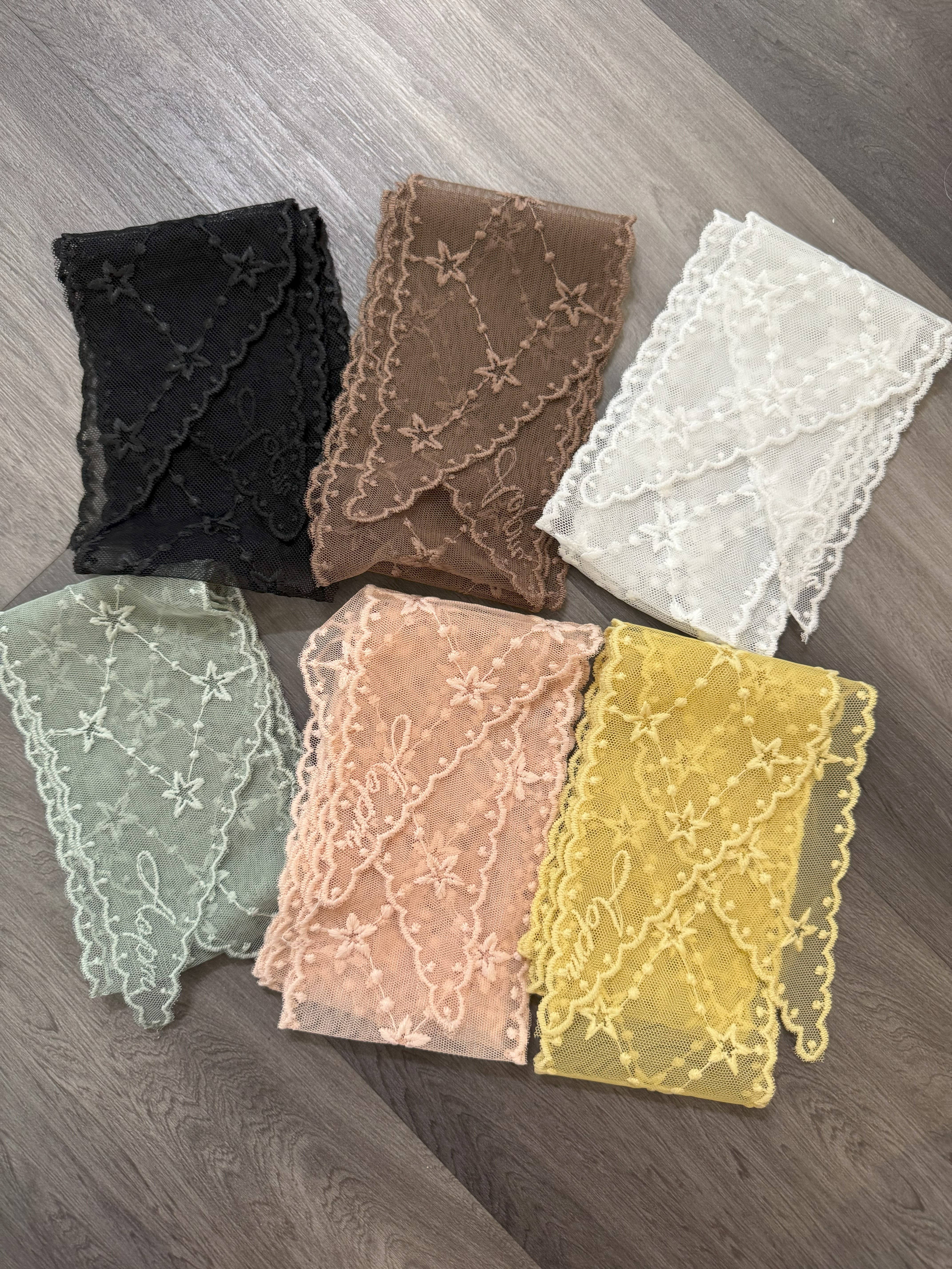 Wildflowers and Barley – wholesale Hattaccessoar - Dam – Stretch Spets Hattband-Stjärna2