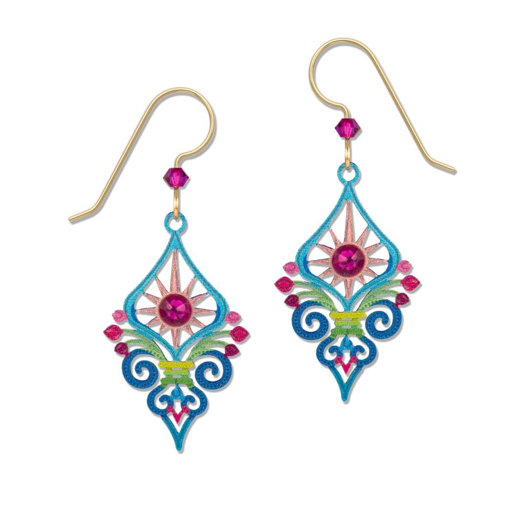 Left Hand Studios - Wholesale Dangle Earrings - Colorful Deco Shape0