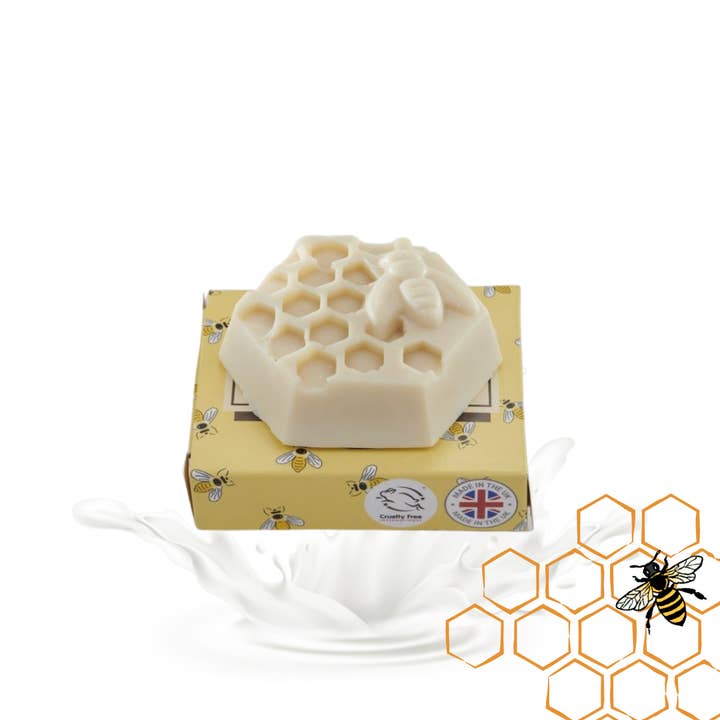 Goats Of the Gorge Skin Cosmetics - Wholesale Bar Soap - Goats Milk Soap Bar (Honey & Beeswax) 100% NATURAL 0