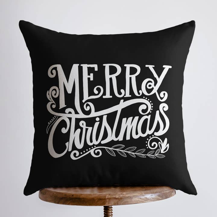 God jul | Svart och vitt | Kasta kudde | Julkudde | Heminredning | Julörngott | Julgran | Julklappar för wholesale av UniikPillows
