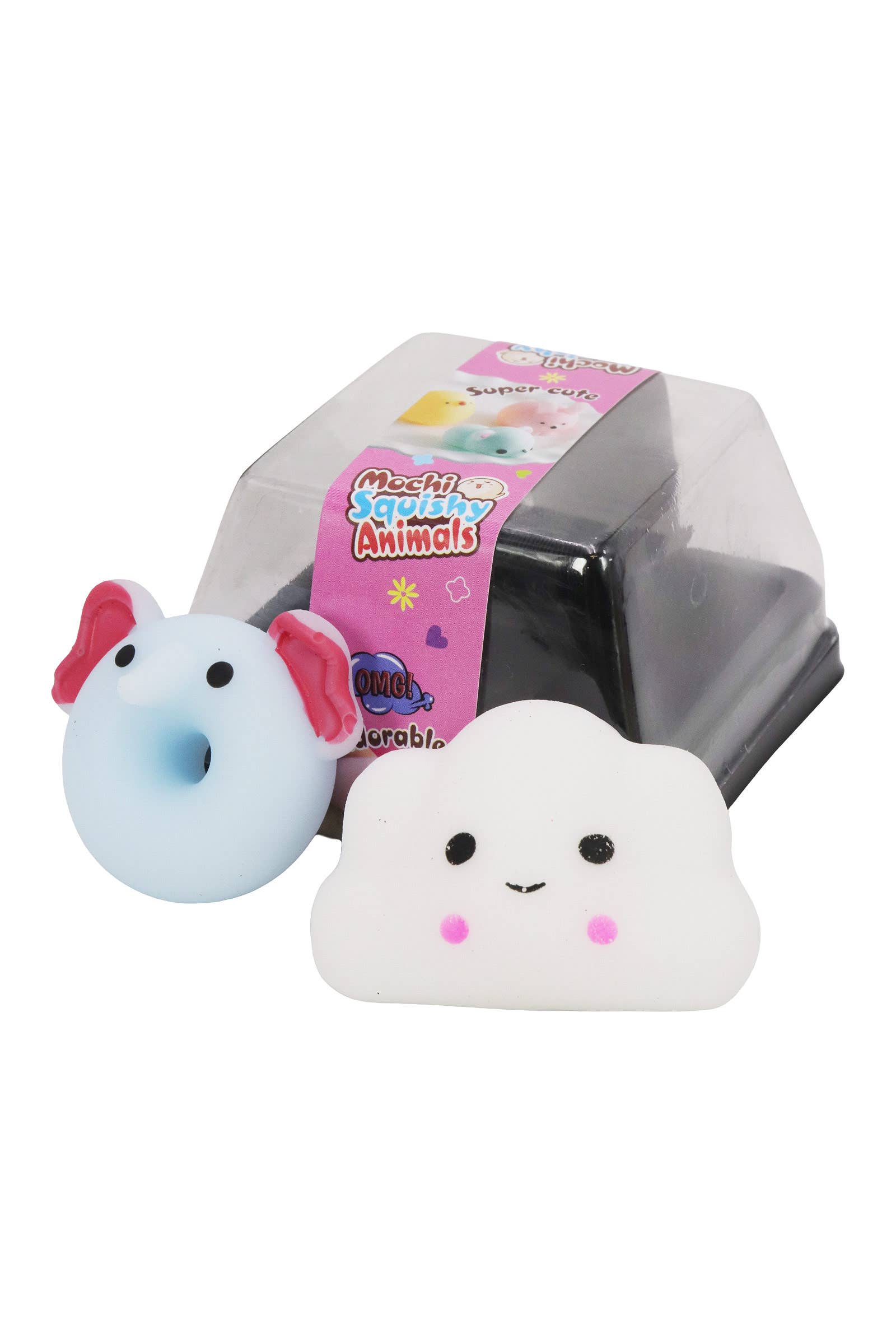 ASSORTEREDE Animal Pals blød mini mochi squishy - sæt med 2 stk. for engroshandel på Faire12