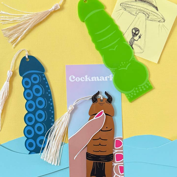 Cockmark – wholesale Bookmark – Coctopus Cockmark Bookmark