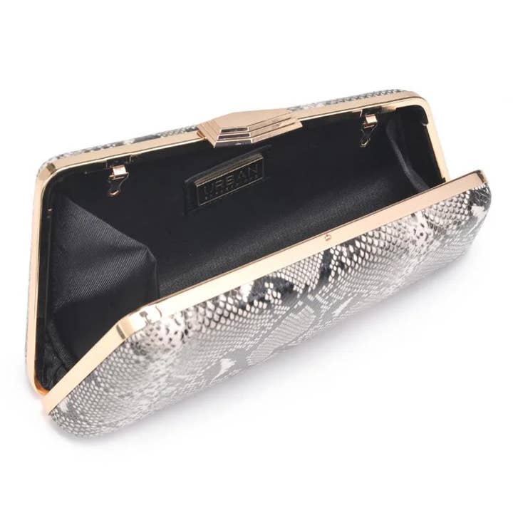 Oblige by G – Bolsa - Mulher por atacado – Carteira Clutch Clássica com Estrutura Retangular de Metal 61732P-UE3