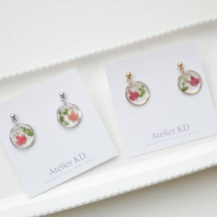 Forest Earrings - Round for wholesale by Kimberley Dubé Atelier