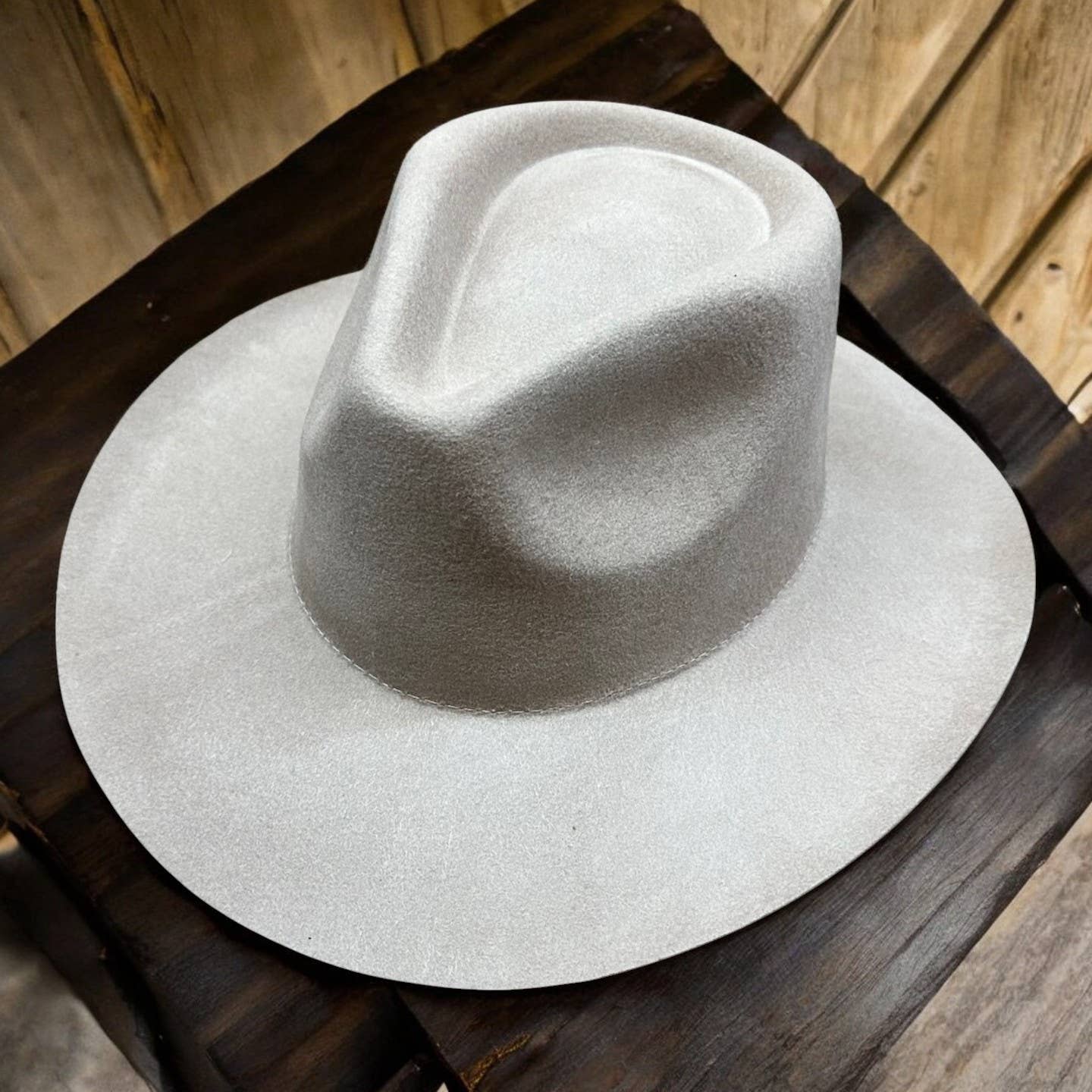 One and Only Accessories - Wholesale Fedora - Women's - Stiff brim  Australian Rancher  wool Hat (Copy)2