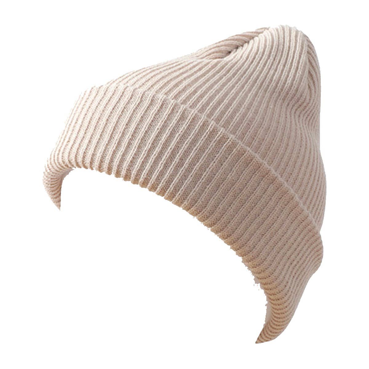 Diacly - Wholesale Beanie - Women's - Premium Acrylic Yarn Soft Warm Unisex Solid Color Knitted Be29