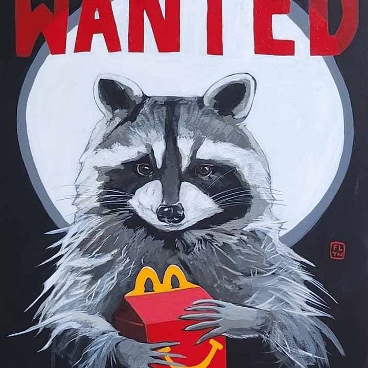 Large WANTED print for wholesale by FLYN