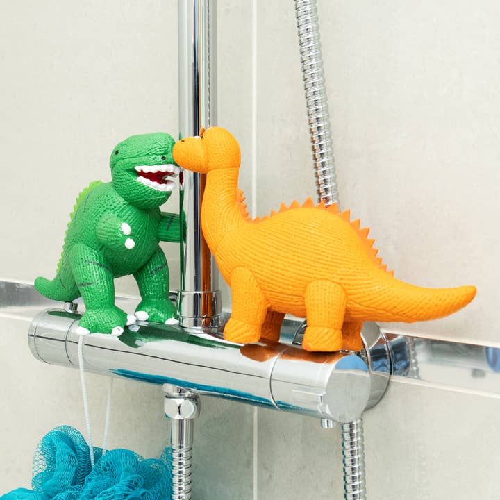 Best Years Ltd - Wholesale Bath Toy - Baby - Natural Rubber Green T Rex Dinosaur Toy, Bath Toy, Teether