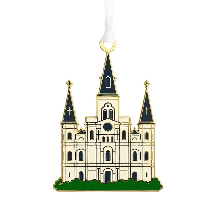Cathedral Enamel Ornament for wholesale by Nola Tawk