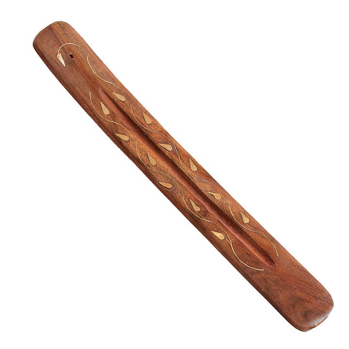 Vine & Leaf Incense Holder for wholesale by Triloka