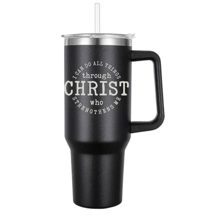 Love Ann Joy Apparel, LLC - Wholesale Insulated Mug/Tumbler - I Can Do All Things Through Christ Insulated Tumbler