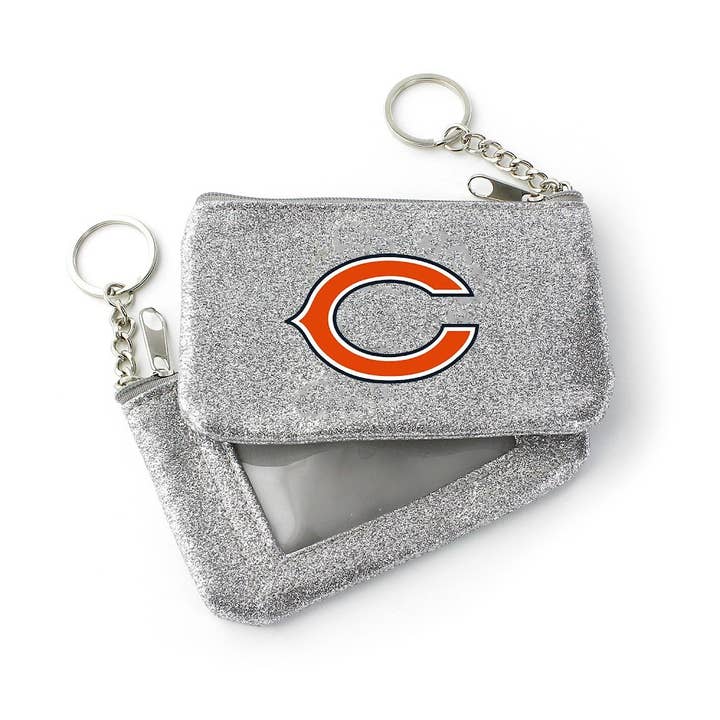 NFL Chicago Bears Sparkle Coin Purse for wholesale by Aminco USA