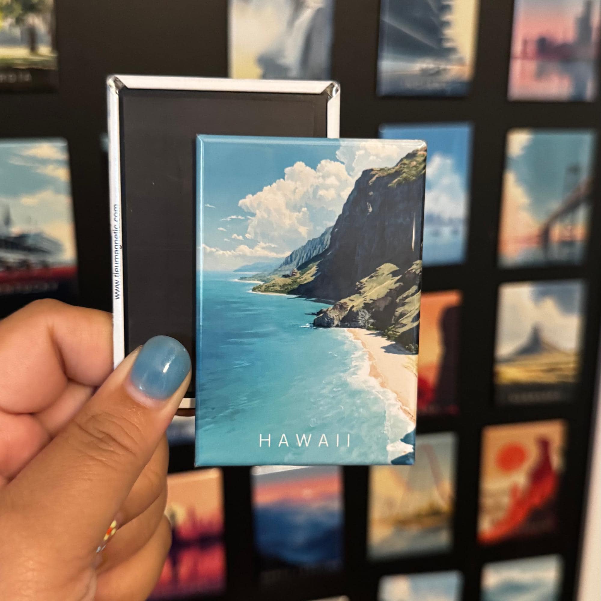 Tieu Magnetic - Wholesale Magnet - Hawaii Magnet | Nā Pali Coast | Strong Magnetic Backing
