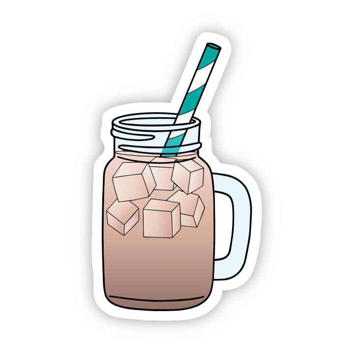 Big Moods - Wholesale Sticker - Iced Coffee Aesthetic Sticker