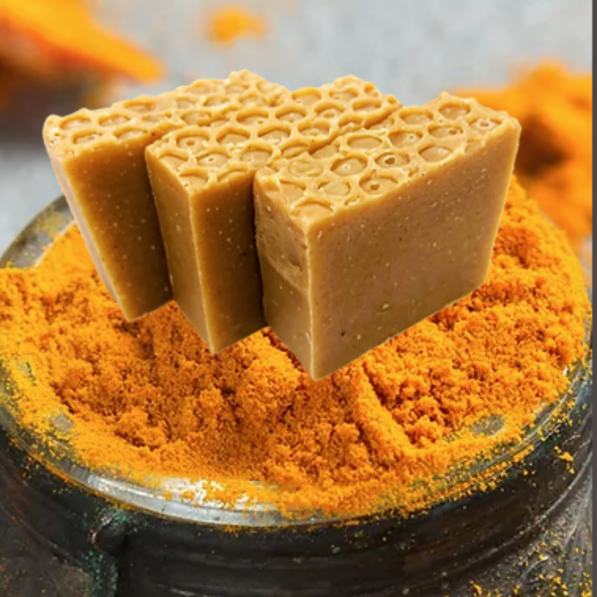 DeShawn Marie Soap Boutique - Wholesale Bar Soap - Turmeric Thieves Soap (no packaging - private label)0