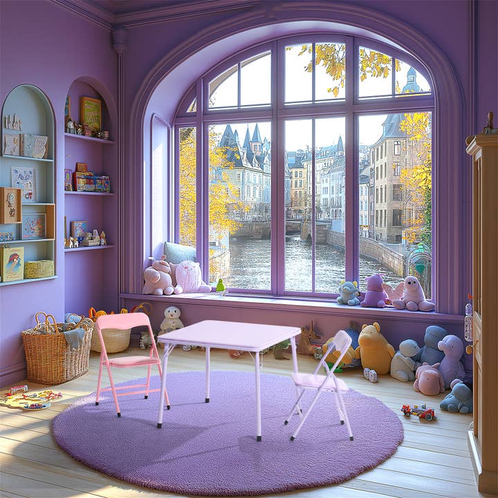 39F Inc. - Wholesale Chair - Kids - Colorful Folding Kid's Table & Chair Set – 3PCS/5PCS5