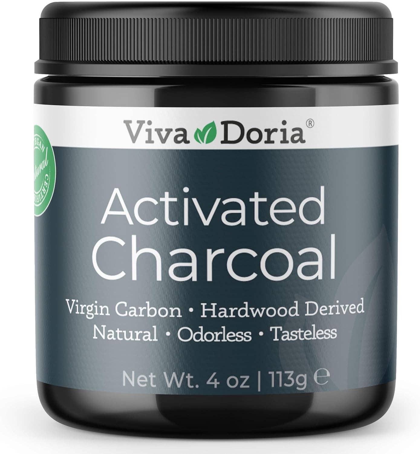 VIVA DORIA INC. - Vente Supplément oral/vitamine - Poudre de charbon actif, qualité alimentaire, 4 oz0