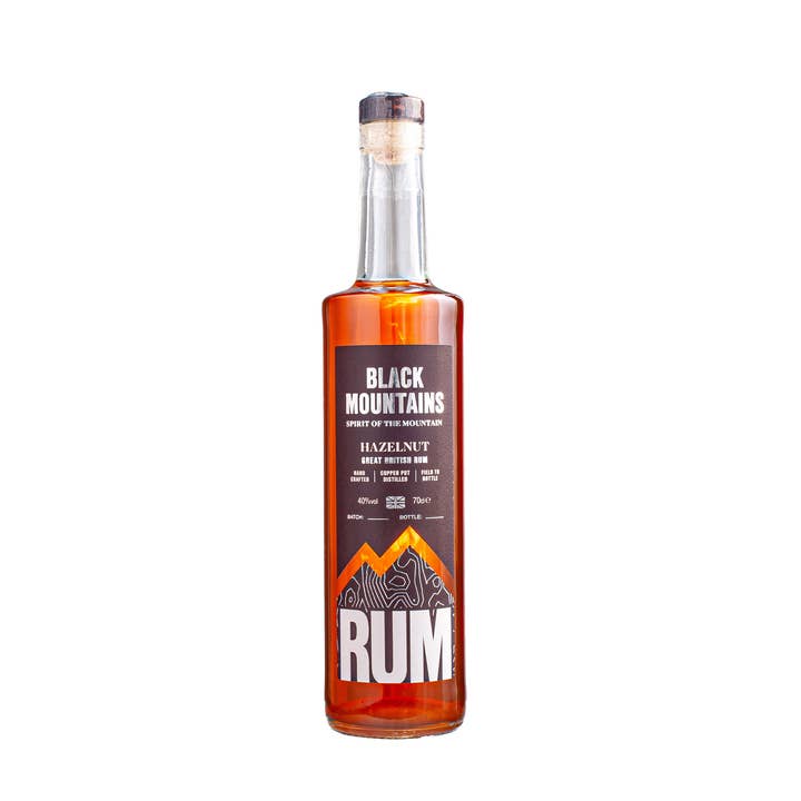Hazelnut Rum for wholesale by Black Mountains Botanicals