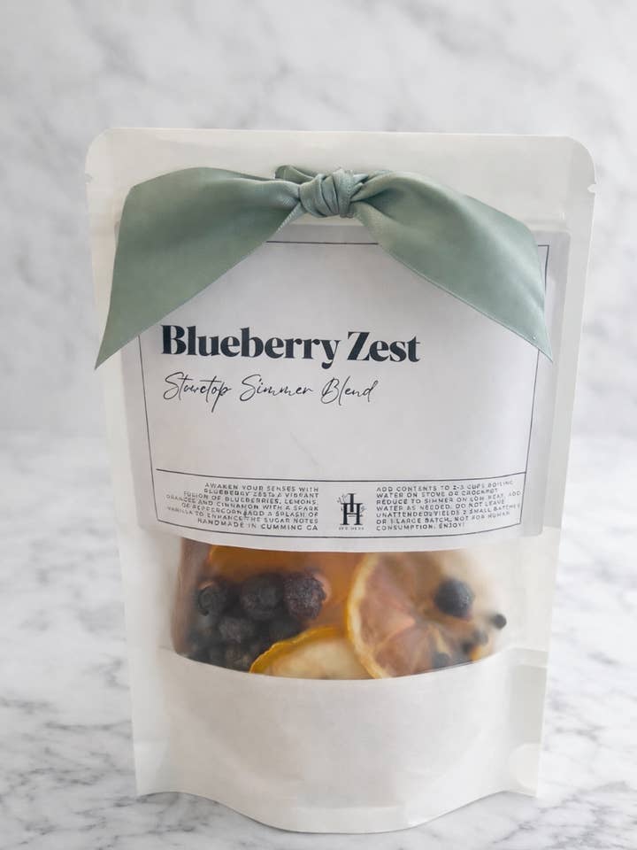 Blueberry Zest Stovetop Simmer Blend Potpourri LG for wholesale by IVY HAUS