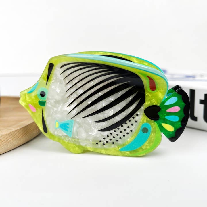 Pince à griffe de poisson, pince à cheveux Marine Life pour la vente par TheDivaSoap