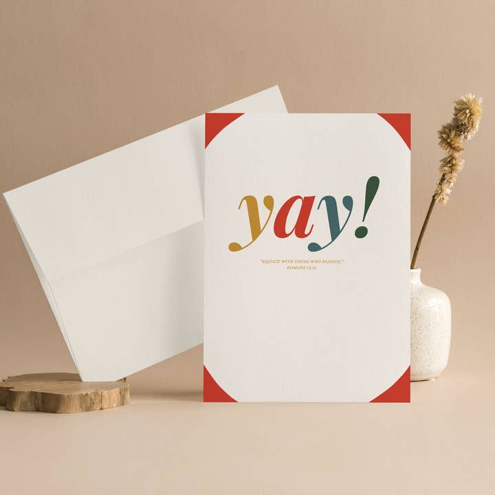 YAY! CARD for wholesale by Faithful Day Planner