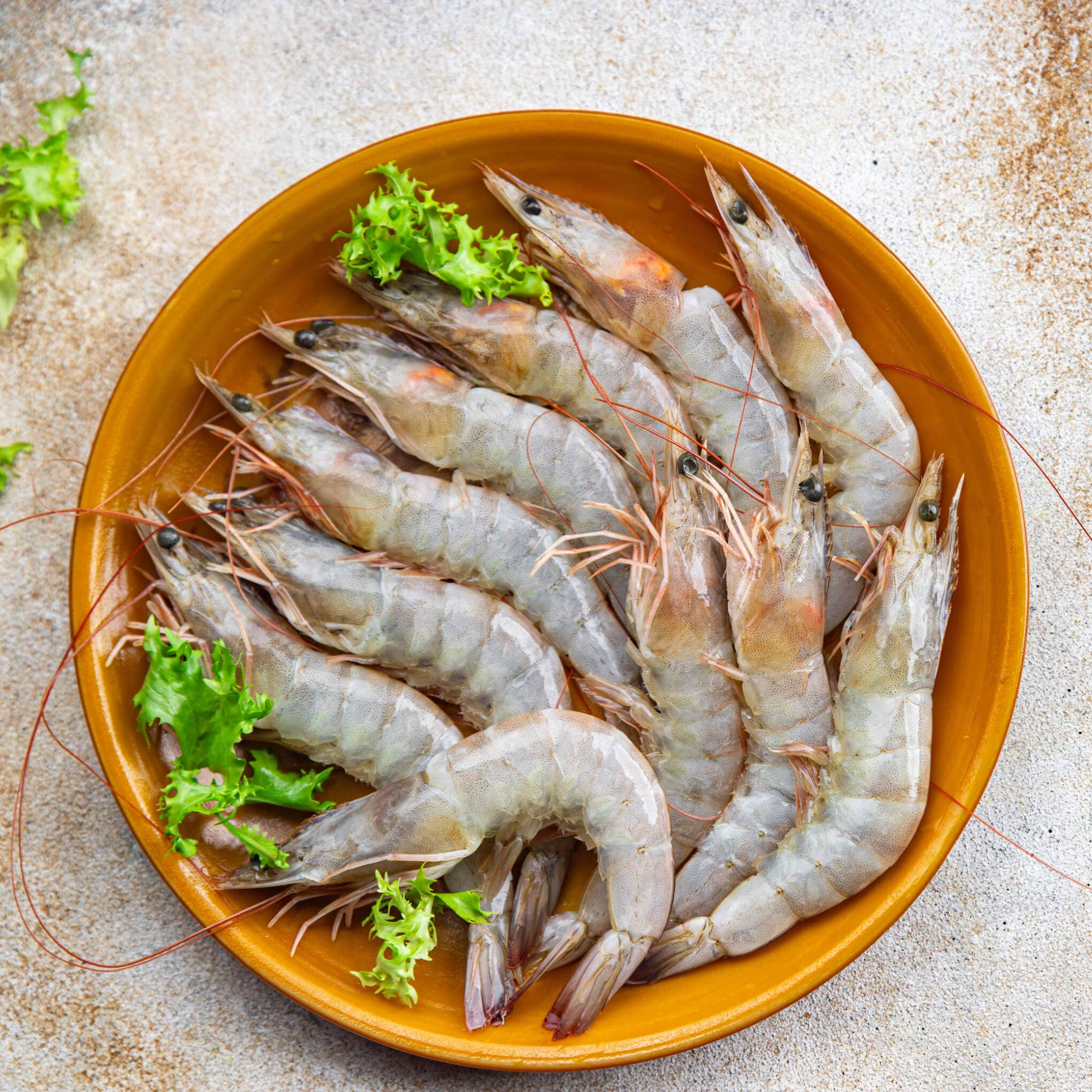 All Fresh Seafood - Wholesale Fish/Seafood - Shrimp, U-15 Head On Prawns, All Natural, 1 Lb Retail Packed0
