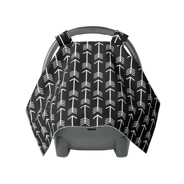 Canopy Car Seat Cover Minky Warm Baby Cover Arrows B W Faire Com Canopy Car Seat Cover Minky Warm Baby Cover Arrows B W Faire Com