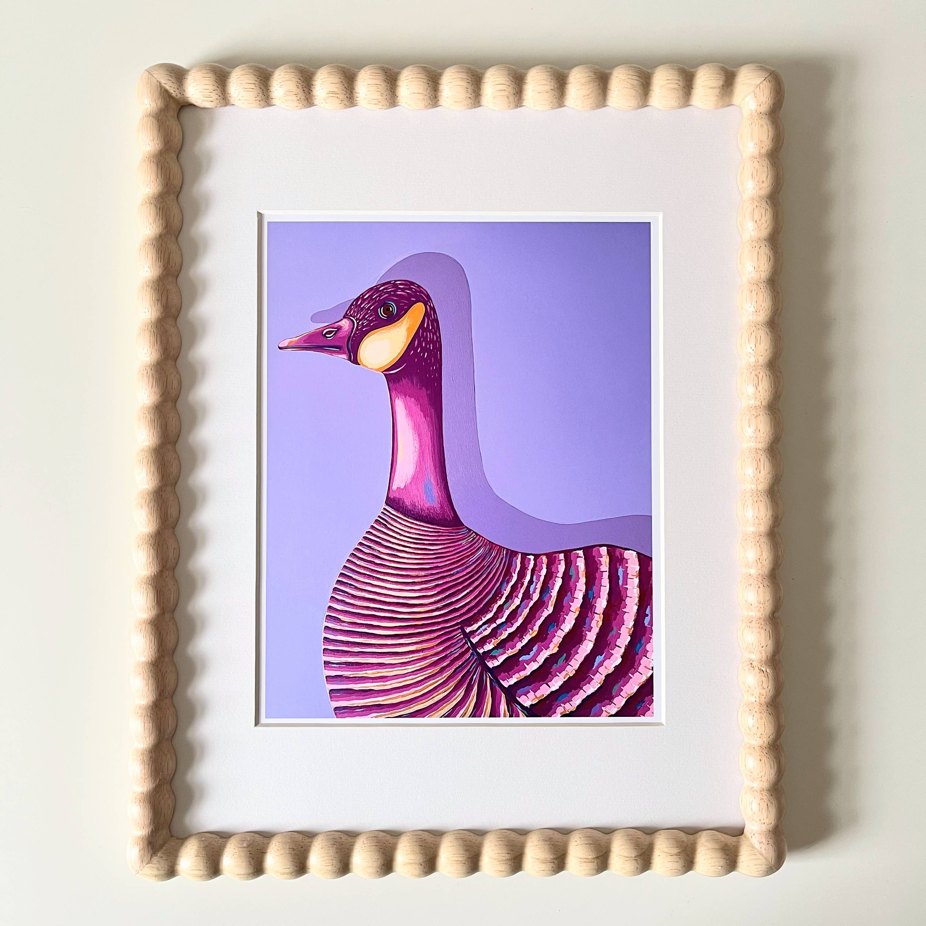 Molly Kant Studio LLC – wholesale Konsttryck – Gås Konstaffisch // "Greta Gås"0