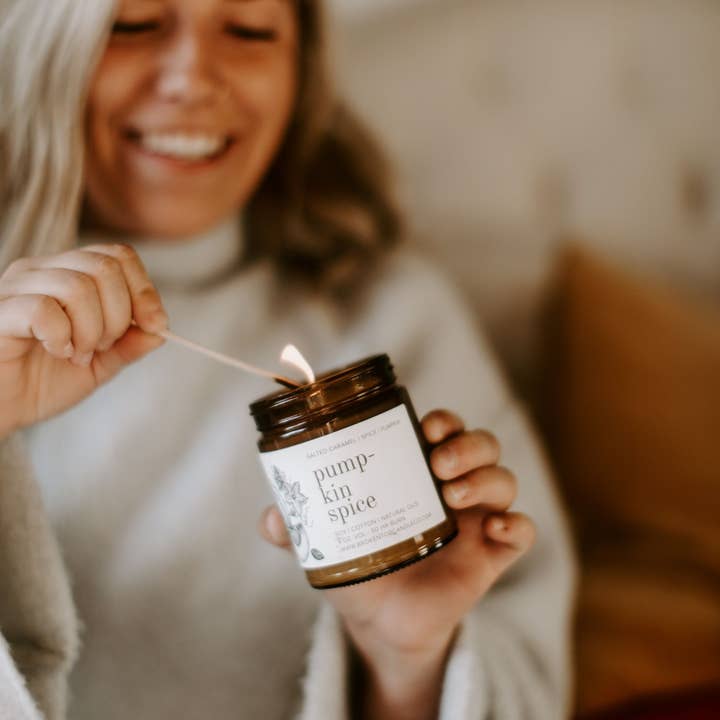 Broken Top Brands - Wholesale Jar/Filled Candle - Pumpkin Spice 9oz Soy Candle2