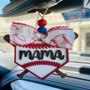 Football Mama Car Charm / Bag Charm / Bogg Bag Charm / Bag Tag