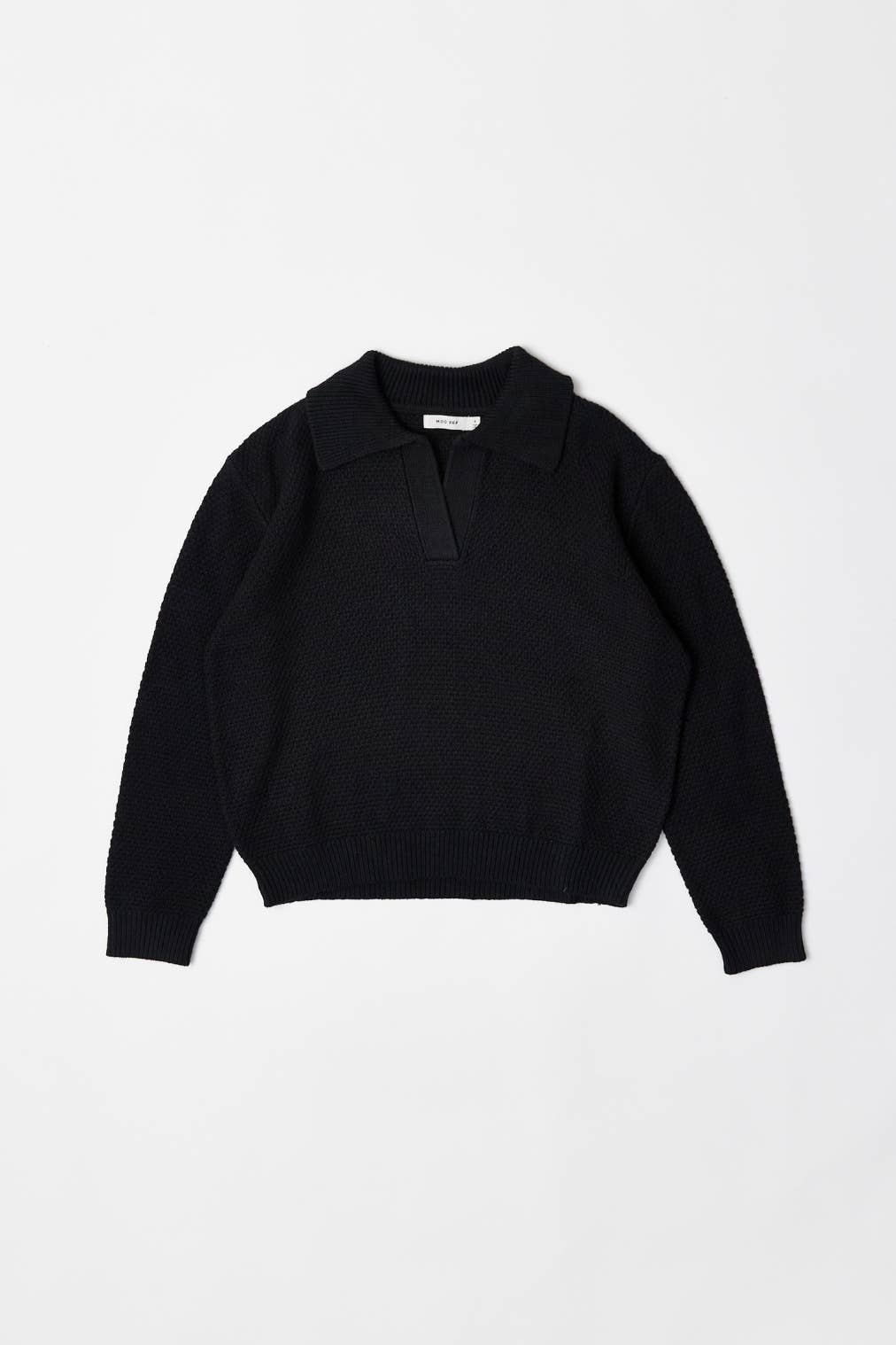 MOD REF - Wholesale Knit Sweater - Women's - The Archie Sweater | Polo Collared Knit Sweater14